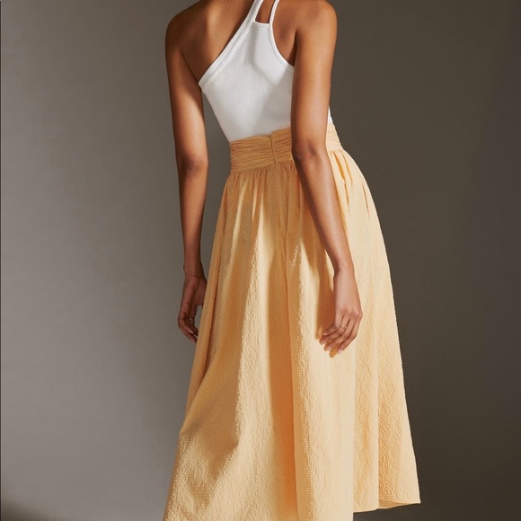 NWT Anthropologie Sunday in Brooklyn Gingham Textured Skirt- M - Picture 3 of 4